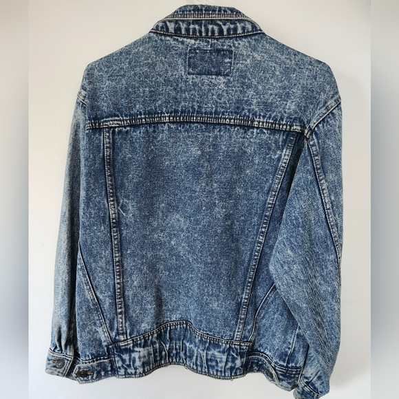 Vintage Acid Wash Denim Jacket - Picture 2 of 4